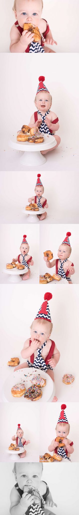 Camden Demerly Is One | A Donut Smash Cake | Luminant Photography | Lafayette, Indiana Photographer | Lafayette, Indiana Family Photographer