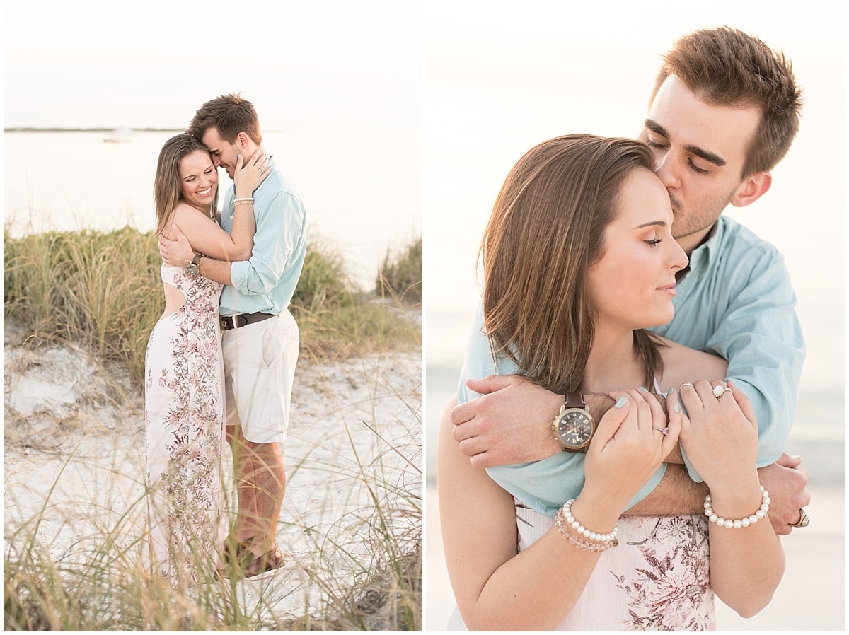 Sunset photos at Pass-A-Grille Beach in Florida by Victoria Rayburn Photography—a wedding photographer based in Lafayette, Indiana. 