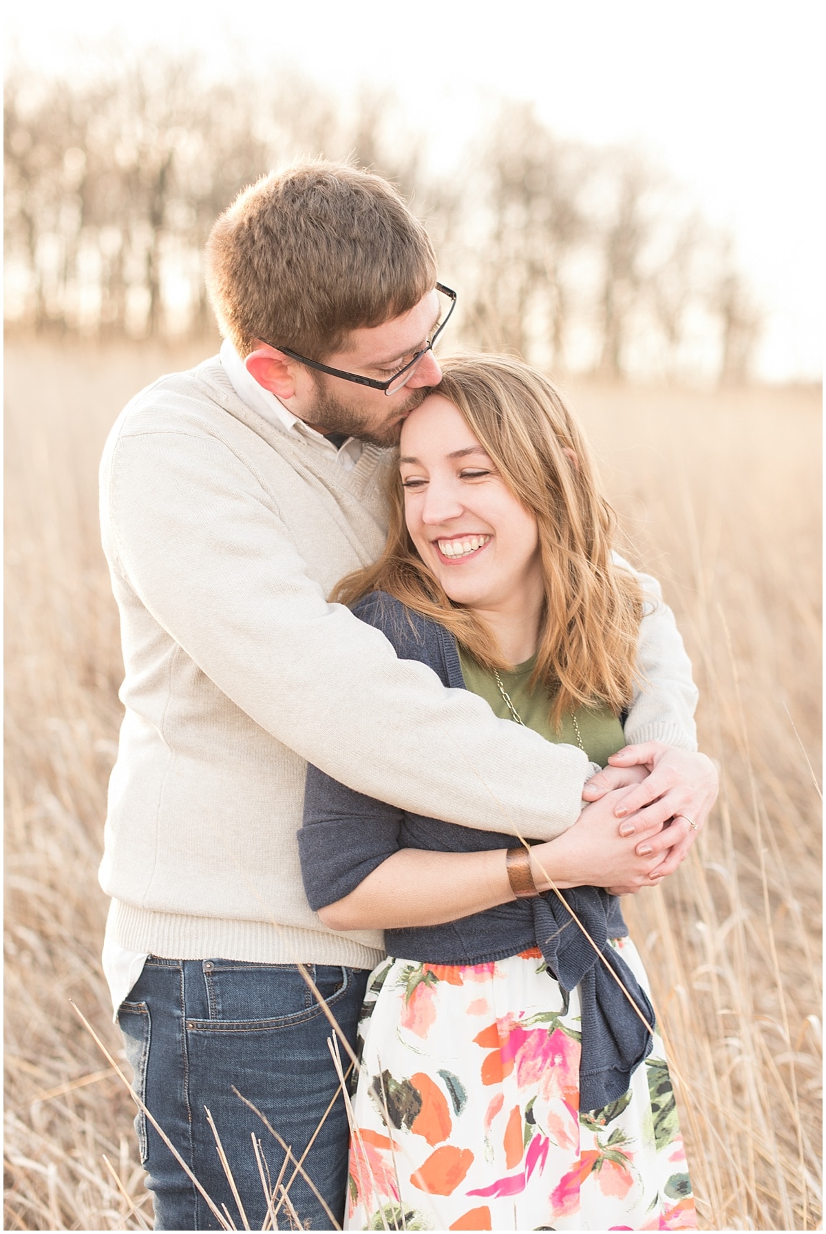 Stephen and Jessica had took their engagement photos in West Lafayette, Indiana.