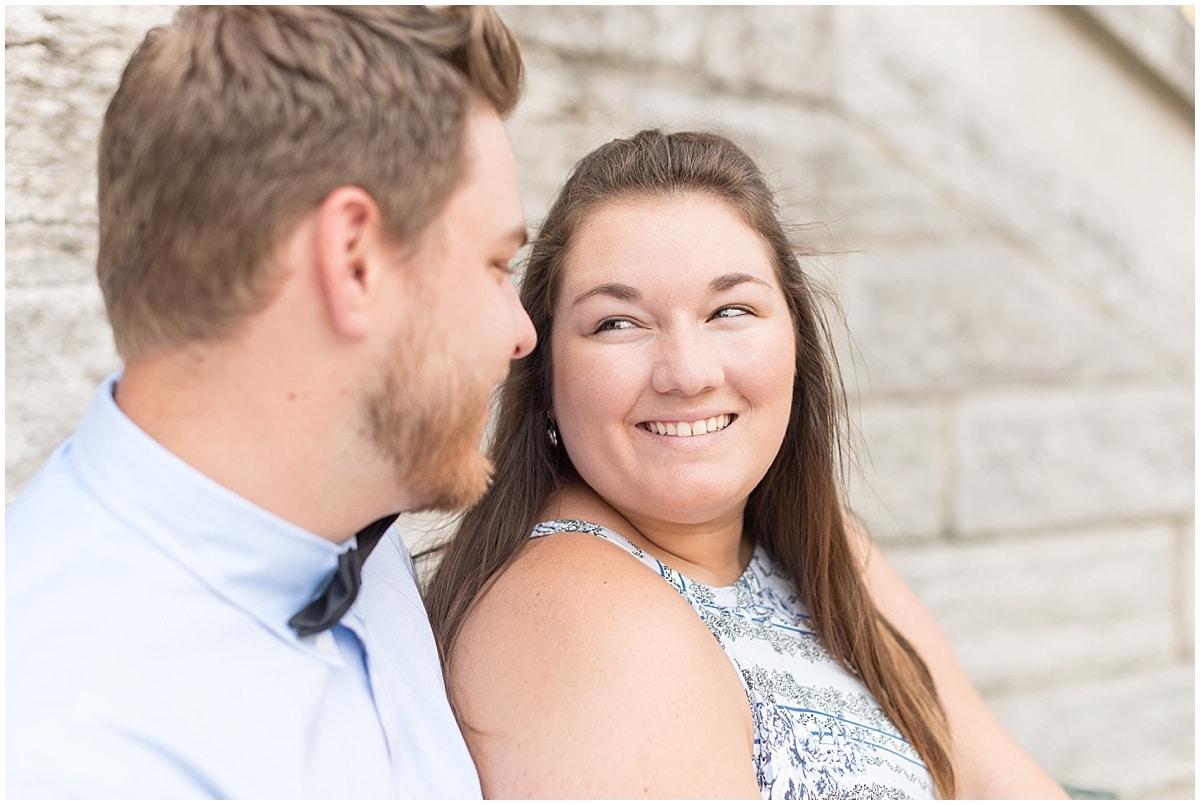 Victoria Rayburn Photography—a wedding photographer—took Chris & Ashley Peterson’s engagement photos in Lafayette, Indiana.