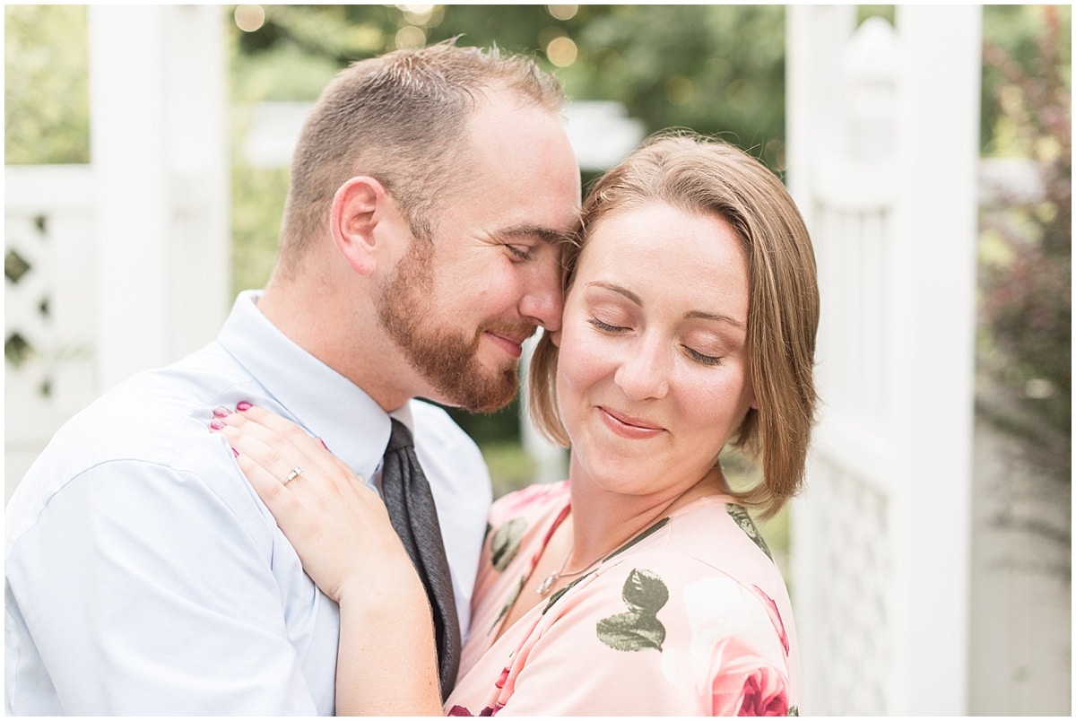 Delphi Mayor Shane Evans and Kate Hickner took their engagement photos in downtown Delphi, Indiana. 