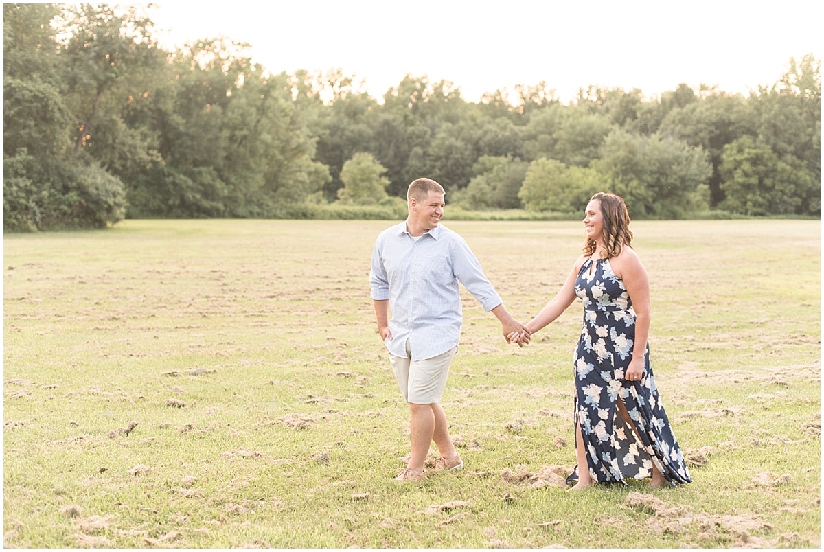 Rex Cullen and Jessica Dienes took their engagement photos at Deep River County Park with Victoria Rayburn Photography. 