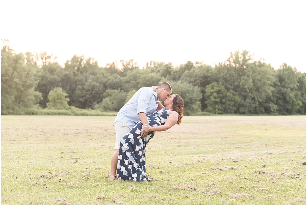 Rex Cullen and Jessica Dienes took their engagement photos at Deep River County Park with Victoria Rayburn Photography. 