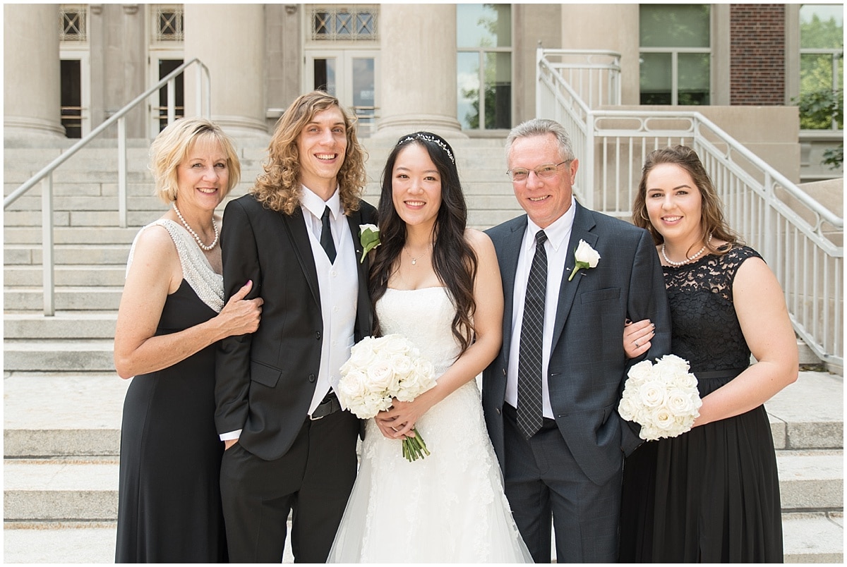 Jordan and Yvonne Dill enjoyed a Ross-Ade Stadium wedding at Purdue University in West Lafayette, Indiana.
