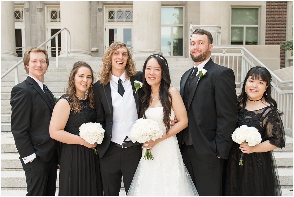 Jordan and Yvonne Dill enjoyed a Ross-Ade Stadium wedding at Purdue University in West Lafayette, Indiana.