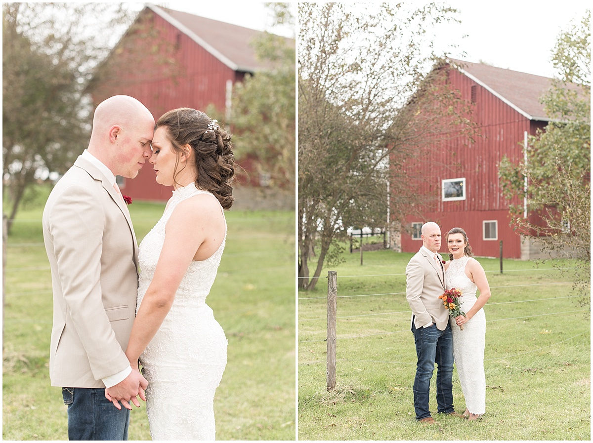 Robert Lucas and Lindsey Kesler celebrated their wedding at Vintage Oaks Banquet Barn in Delphi, Indiana