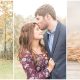 Logan Dexter and Becky Biancardi fall engagement photos at Fairfield Lakes Park in Lafayette Indiana