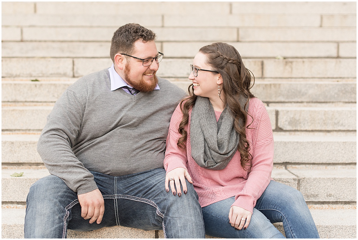 Andrew Rowe and Emily Britton fall engagement photos in West Lafayette Indiana 4.jpg