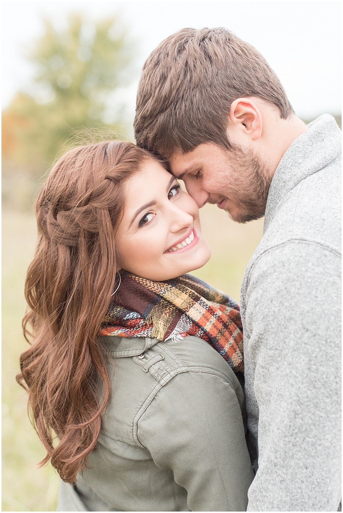 Logan Dexter and Becky Biancardi fall engagement photos at Fairfield Lakes Park in Lafayette Indiana 29.jpg