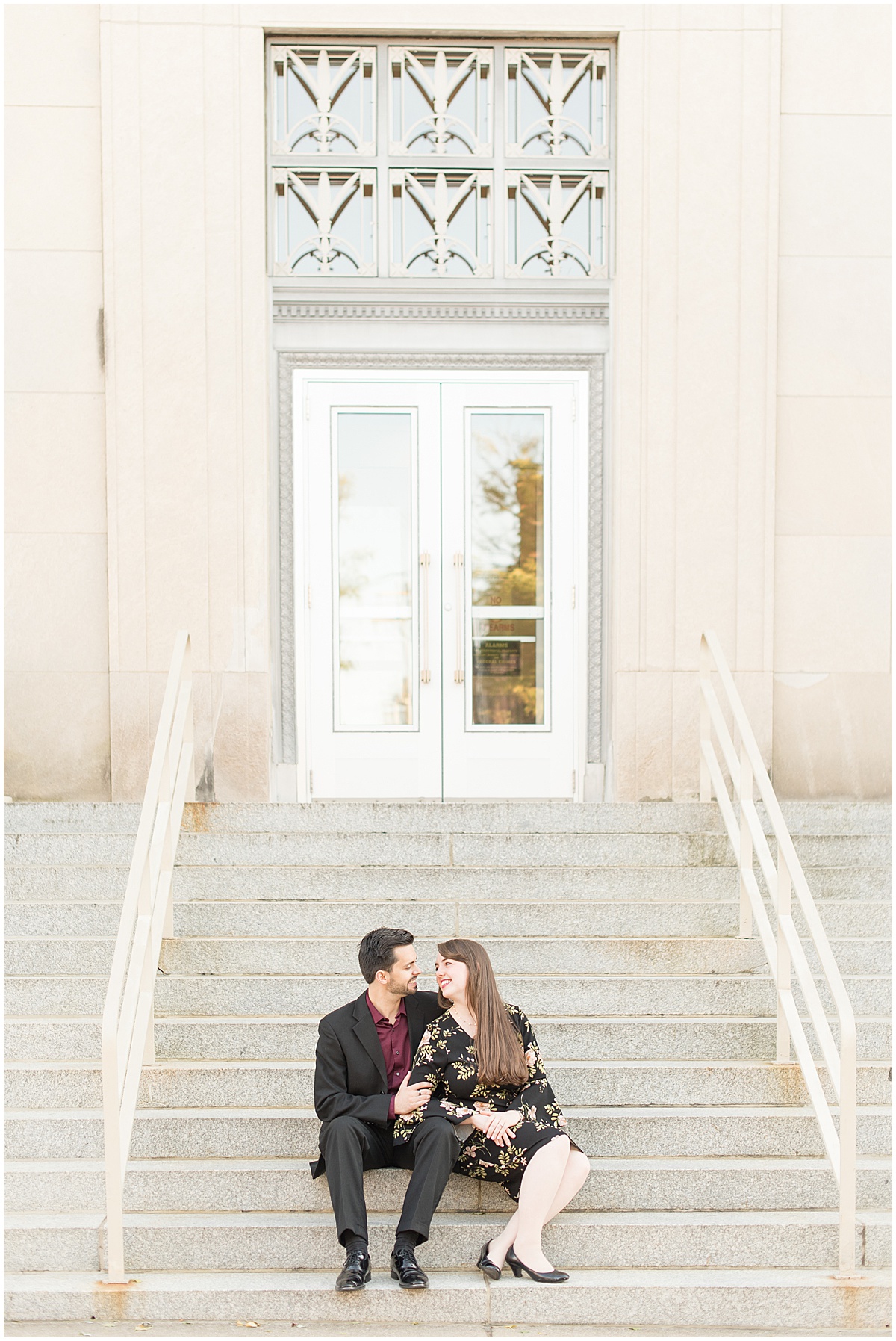 Nick Ballester and Madeline Pingel Engagement Session in Downtown Lafayette Indiana23.jpg
