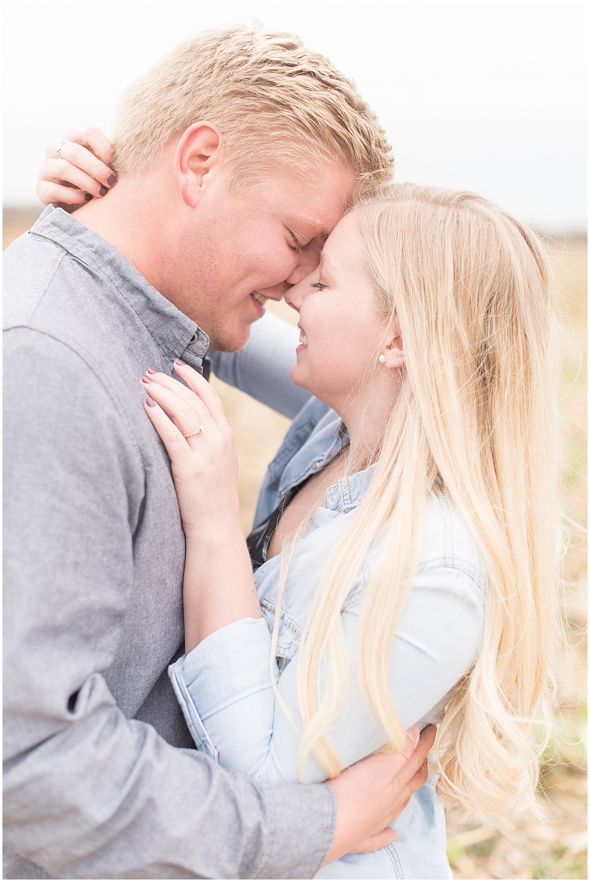 Tyler Van Wanzeele and Baileigh Fleming engagement photos at Wea Creek Orchard in Lafayette Indiana1.jpg