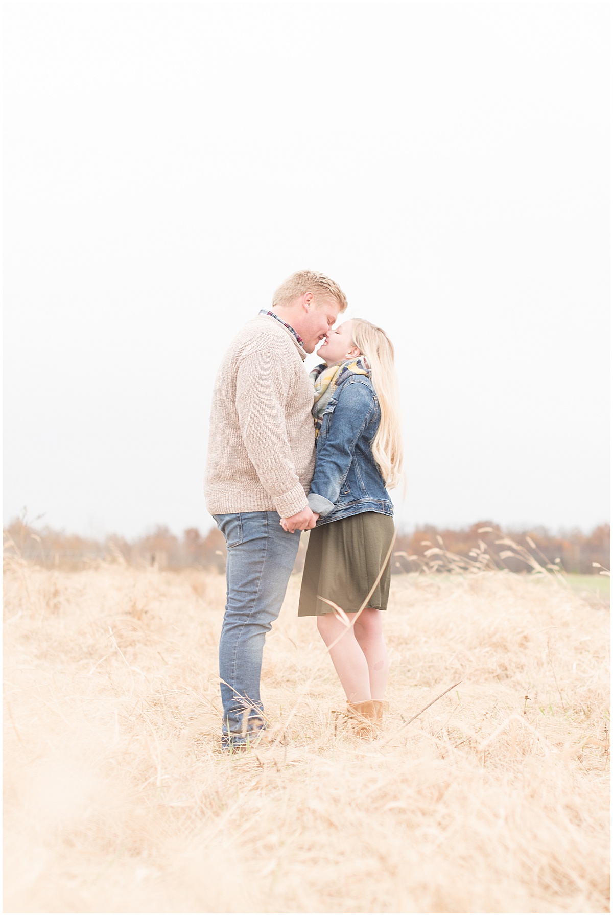 Tyler Van Wanzeele and Baileigh Fleming engagement photos at Wea Creek Orchard in Lafayette Indiana19.jpg