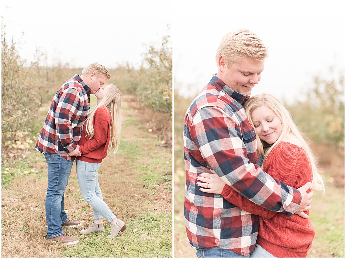 Tyler Van Wanzeele and Baileigh Fleming engagement photos at Wea Creek Orchard in Lafayette Indiana26.jpg