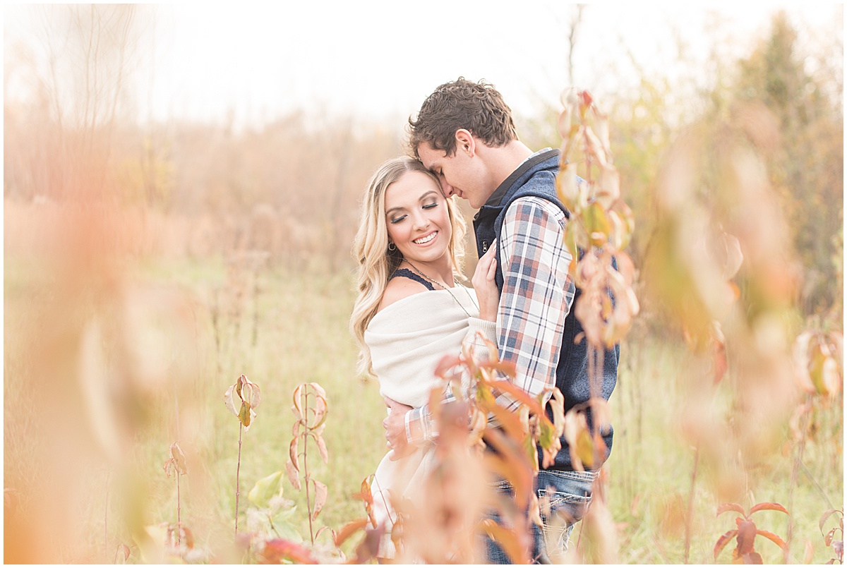 Wyatt Willson and Kaelyn Shircliff engagement session at Fairfield Lakes Park in Lafayette Indiana 10.jpg
