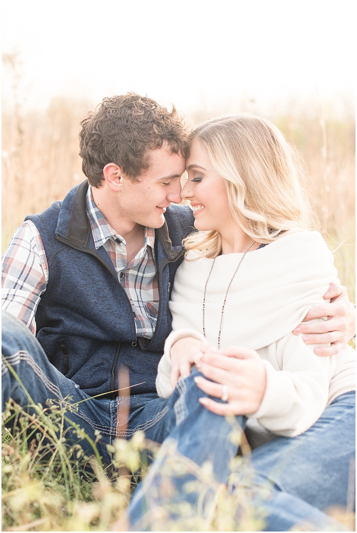 Wyatt Willson and Kaelyn Shircliff engagement session at Fairfield Lakes Park in Lafayette Indiana 23.jpg
