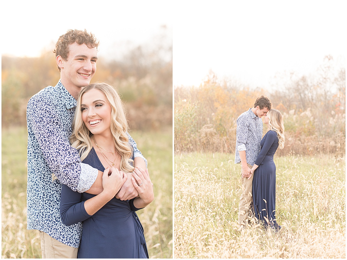 Wyatt Willson and Kaelyn Shircliff engagement session at Fairfield Lakes Park in Lafayette Indiana 30.jpg
