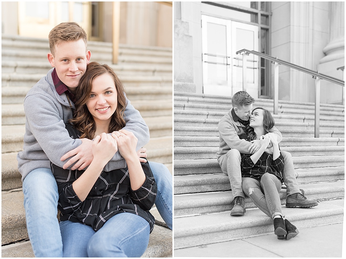 Winter Engagement Photos in Downtown Indianapolis 9.jpg