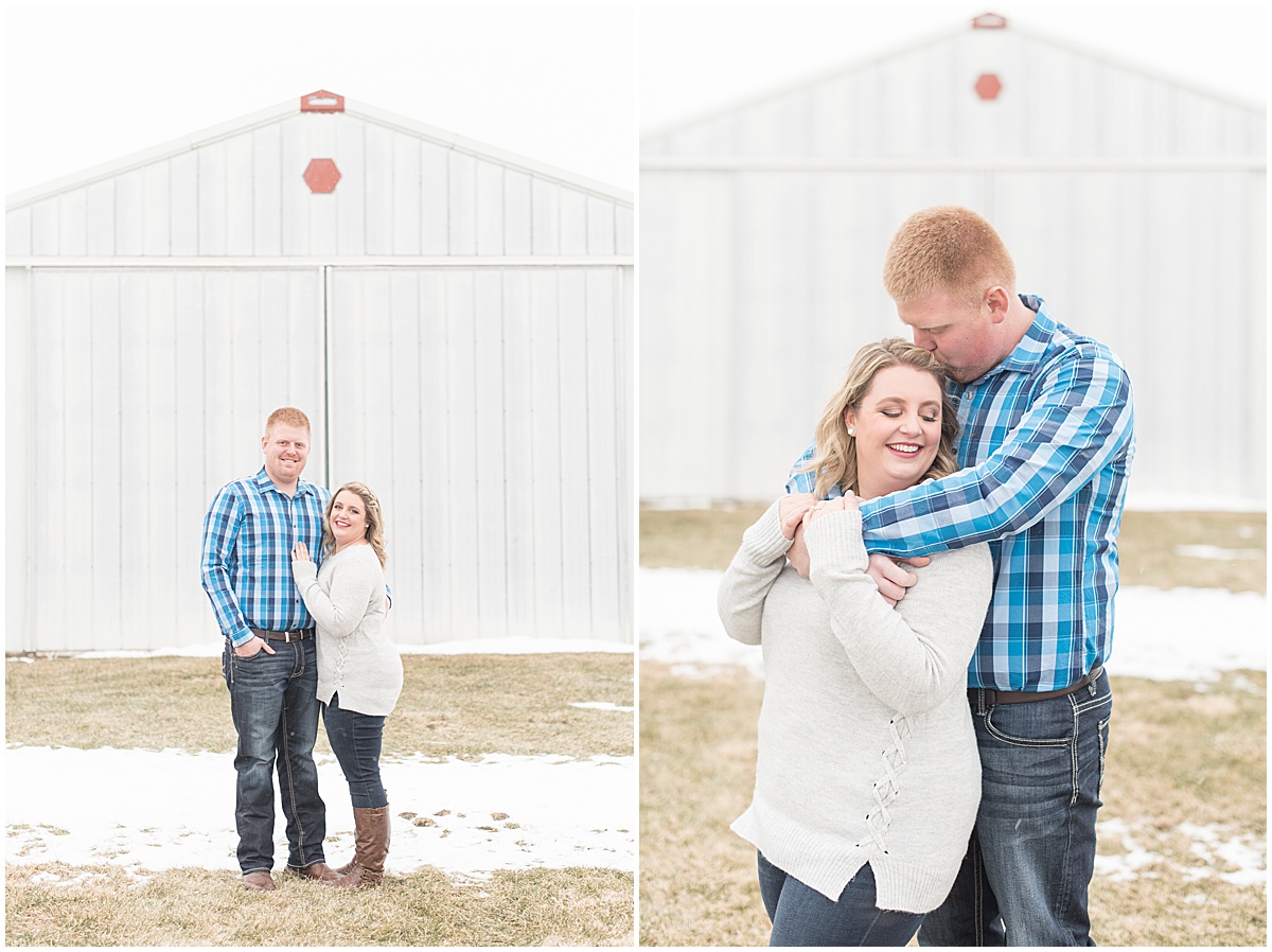 Ryan & Katie - Country Engagement Photos in Otterbein Indiana2.jpg