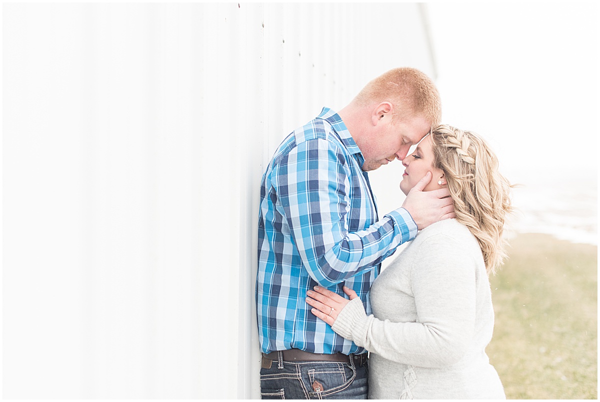 Ryan & Katie - Country Engagement Photos in Otterbein Indiana6.jpg