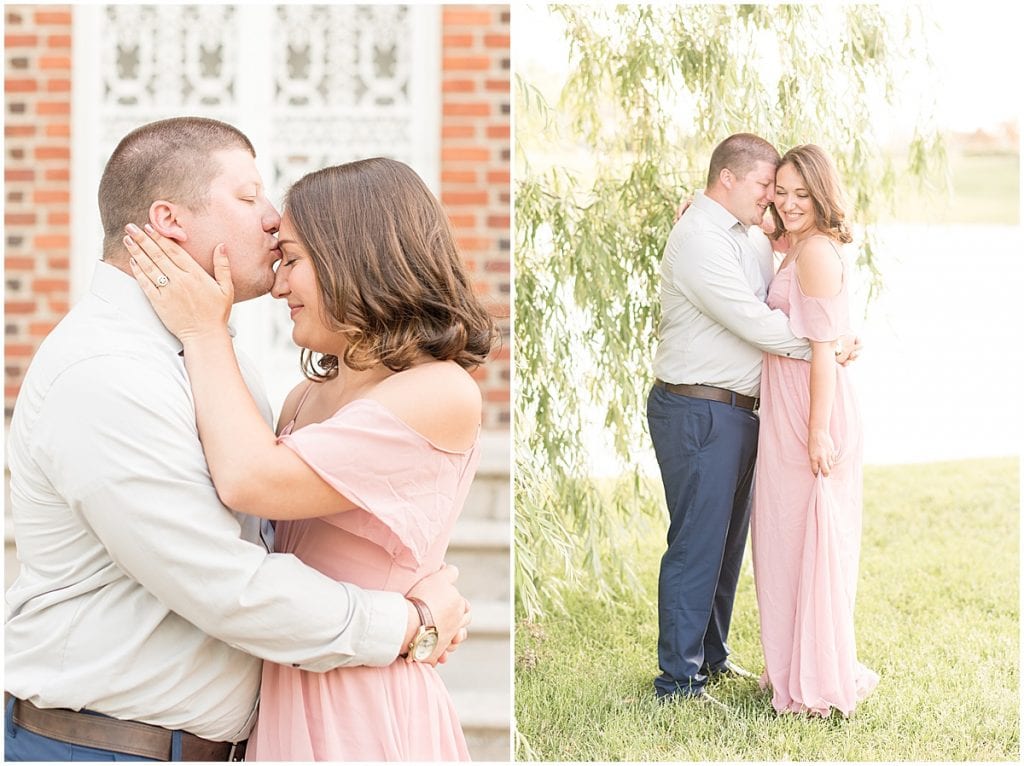 Engagement Photos at Coxhall Gardens in Carmel, Indiana