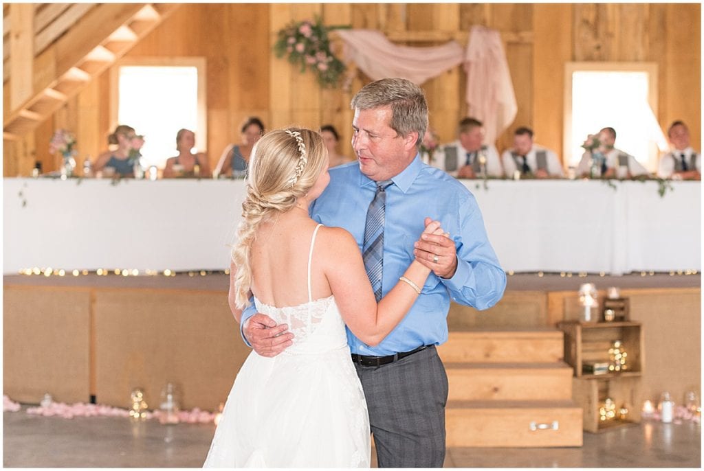 Tyler and Baileigh Van Wanzeele celebrated their wedding at The Barn in Lafayette, IN