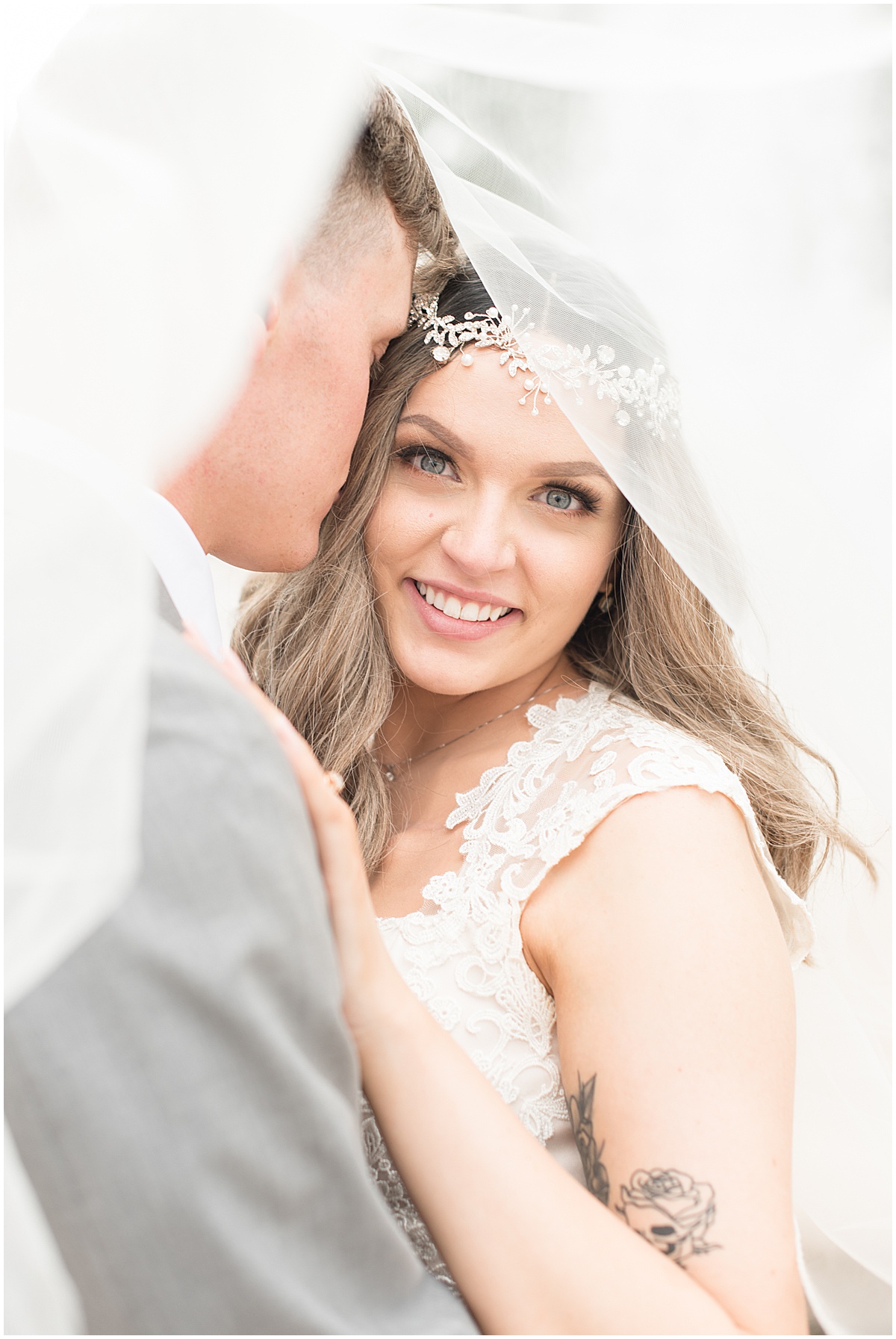 Wedding Photos in Downtown Lafayette, Indiana