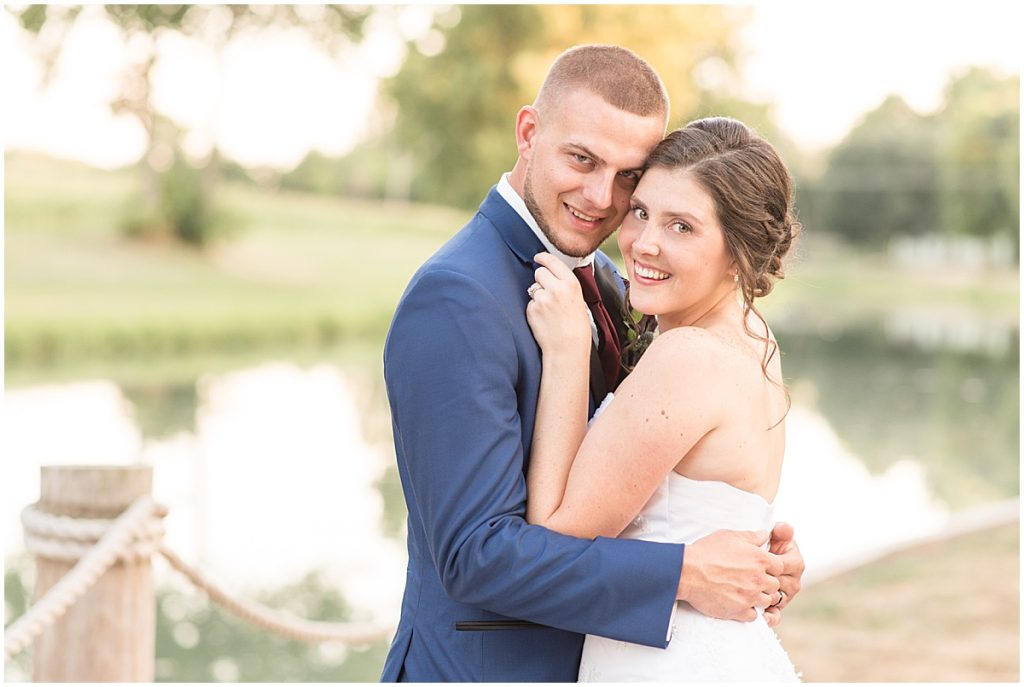 Summer wedding at Wabash & Erie Canal Park in Delphi, Indiana