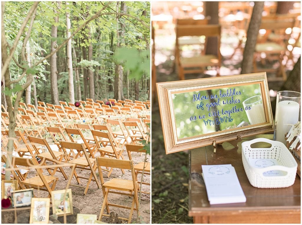 Enchanted forest wedding in Lafayette, Indiana