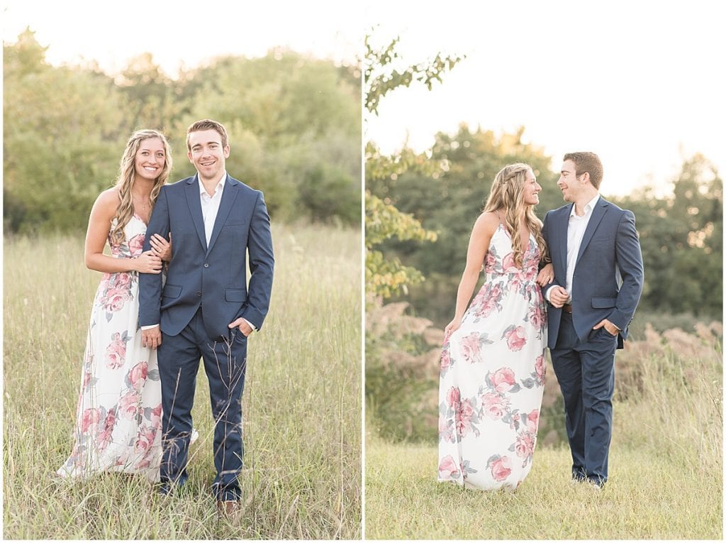 Engagement Session at Fairfield Lakes Park in Lafayette, Indiana