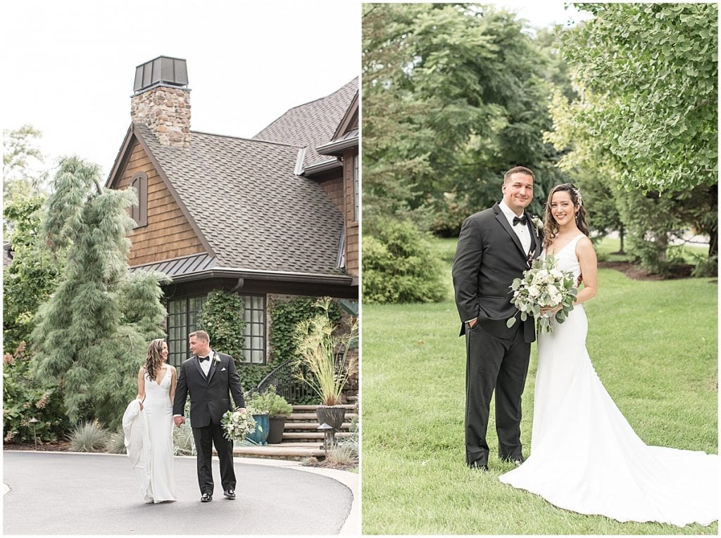 Elegant, backyard wedding in Demotte, Indiana