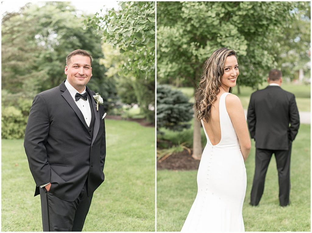 First look at a wedding in Demotte, Indiana