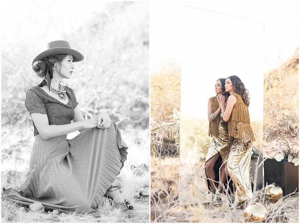 Desert styled shoot at Showit United organized by Christianne Taylor