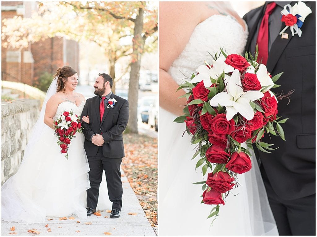 Wedding in downtown Lafayette, Indiana