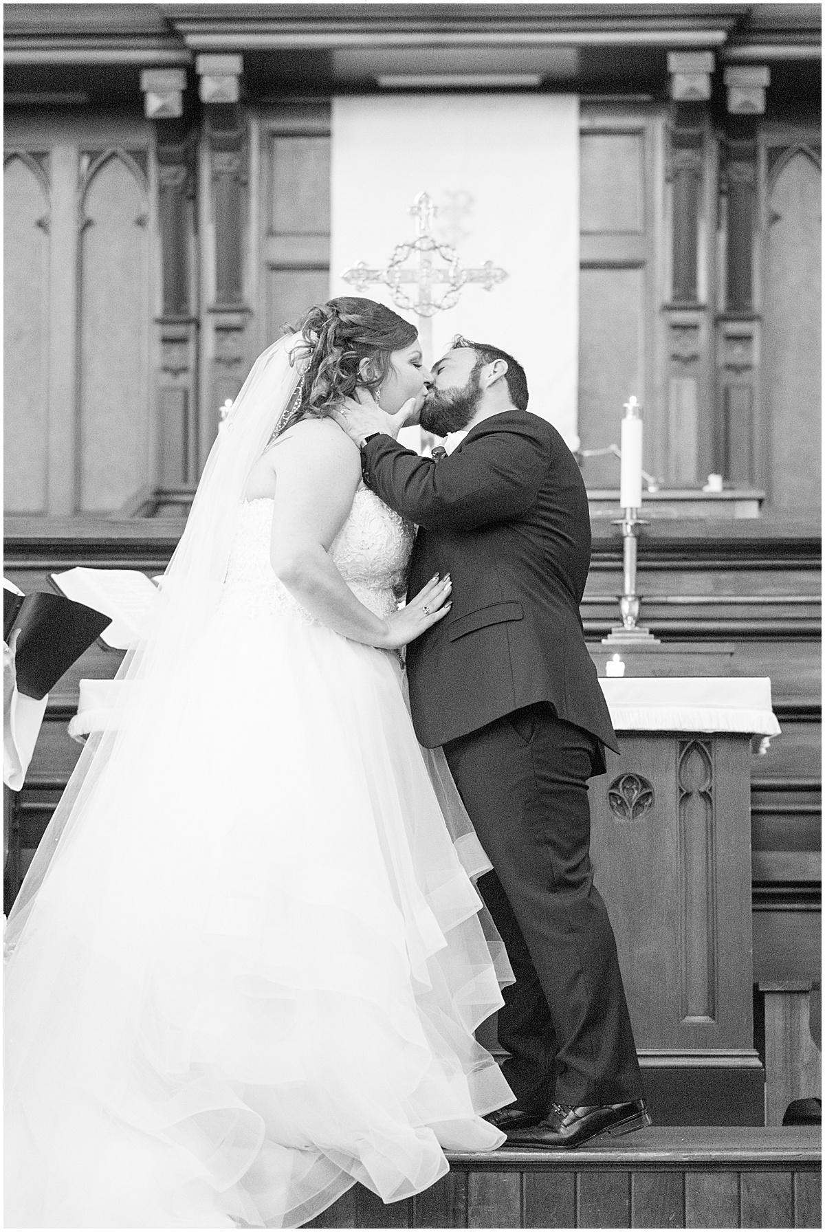 Wedding at Trinity United Methodist Church in Lafayette, Indiana