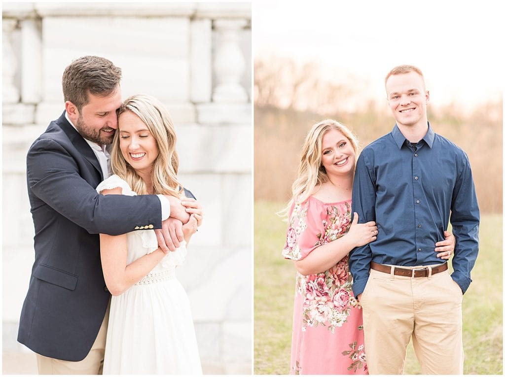 Engagement photos by Lafayette, Indiana wedding photographer Victoria Rayburn