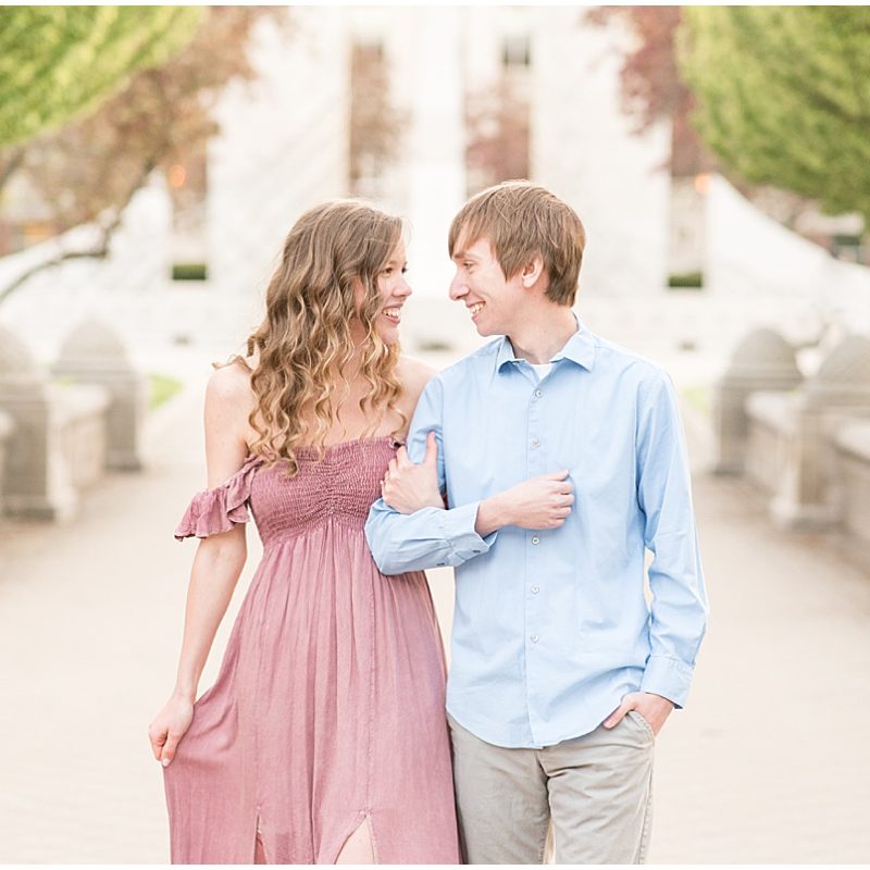 Spring Engagement Photos at the Celery Bog in West Lafayette, Indiana