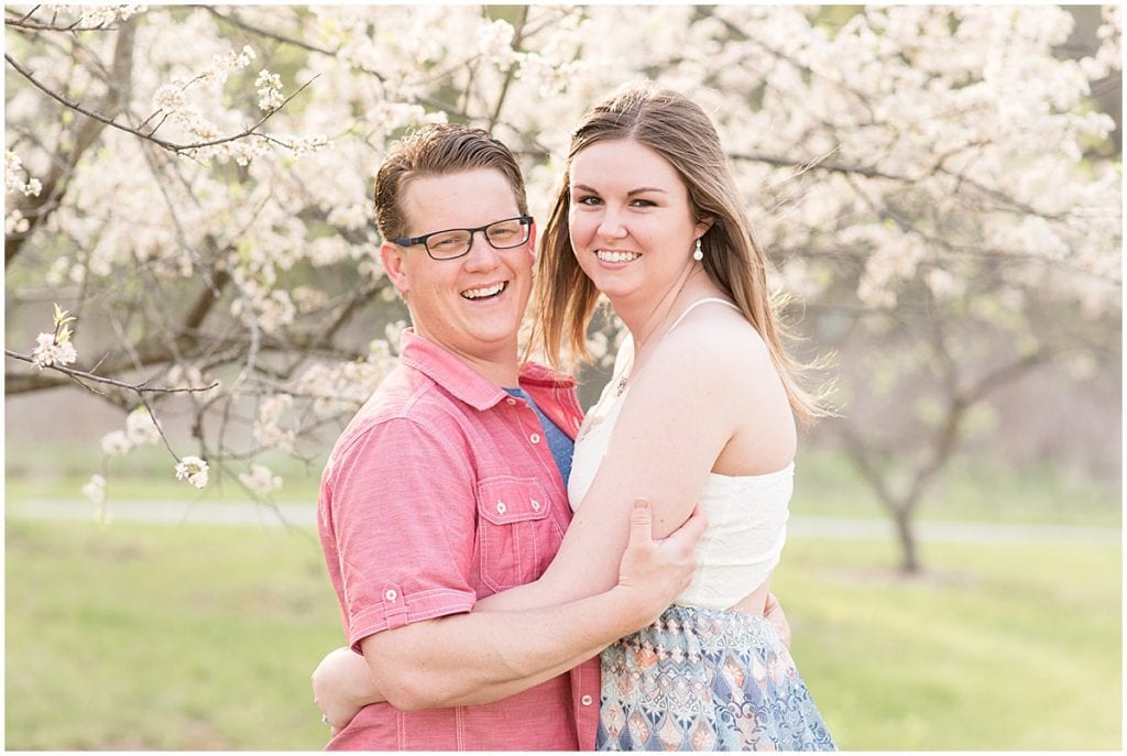 Spring Engagement Photos at the Celery Bog in West Lafayette, Indiana
