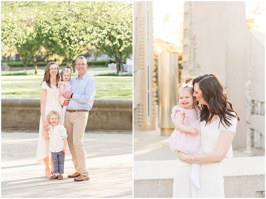 Extended Family Photos at Purdue University in West Lafayette, Indiana