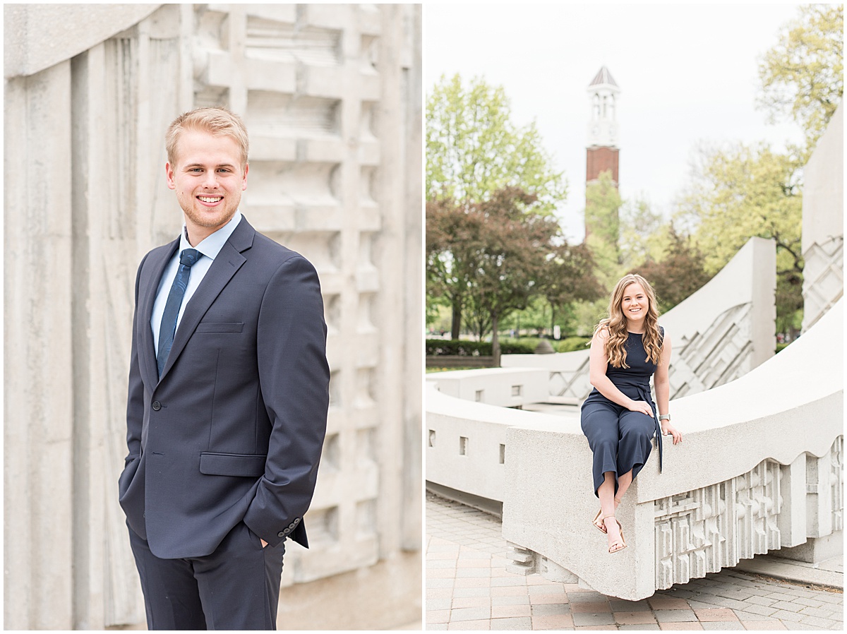 Chad & Megan Mussche: Class of 2020 Purdue Graduation Photos | Victoria ...