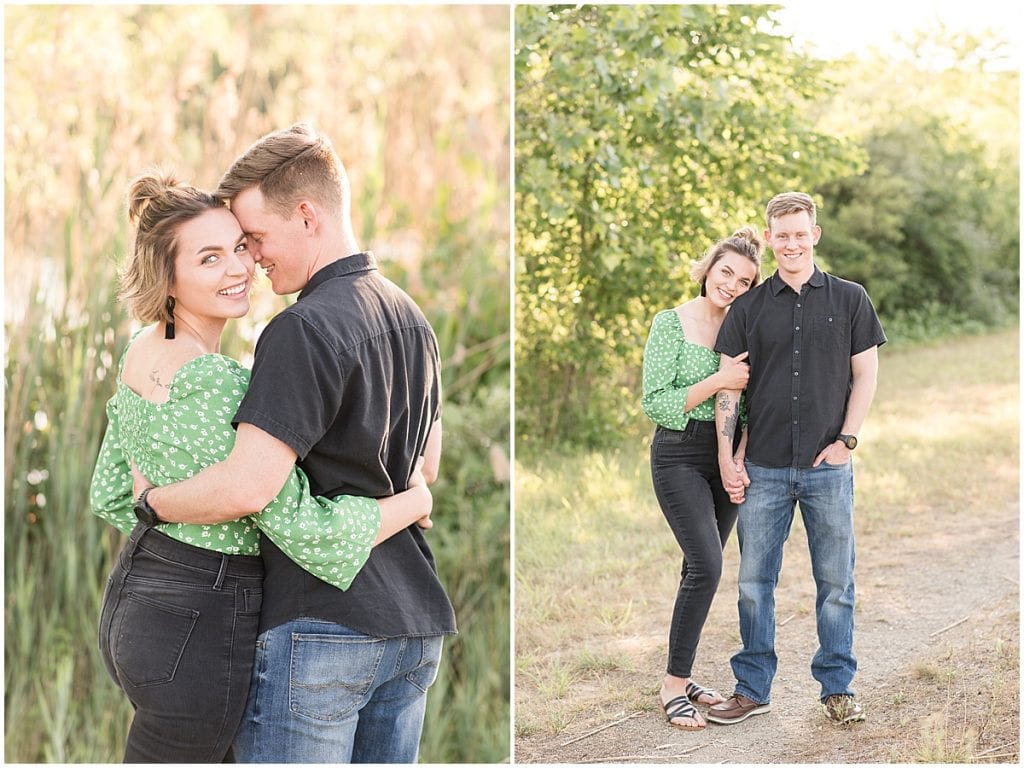 Anniversary photos at Fairfield Lakes Park in Lafayette, Indiana by Victoria Rayburn Photography