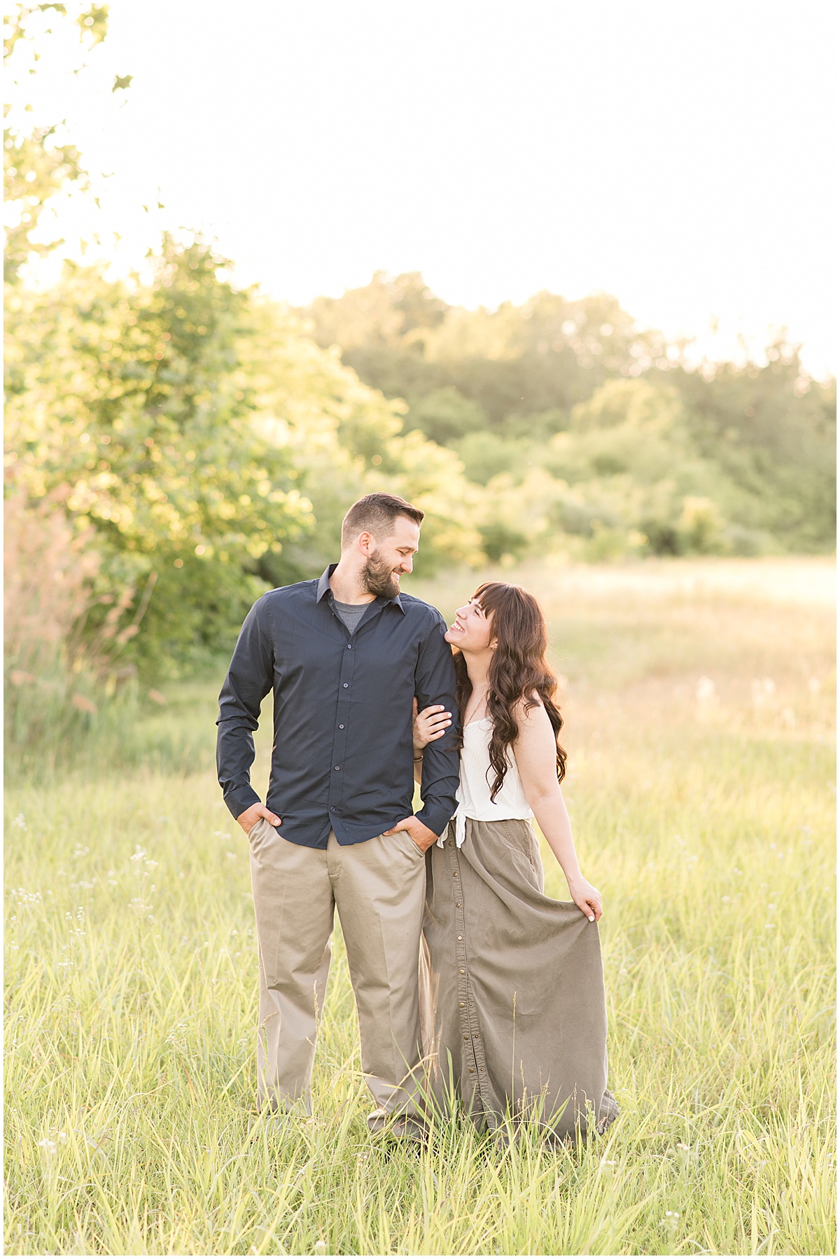 Fairfield Lakes Park engagement photos in Lafayette, Indiana by Victoria Rayburn Photography