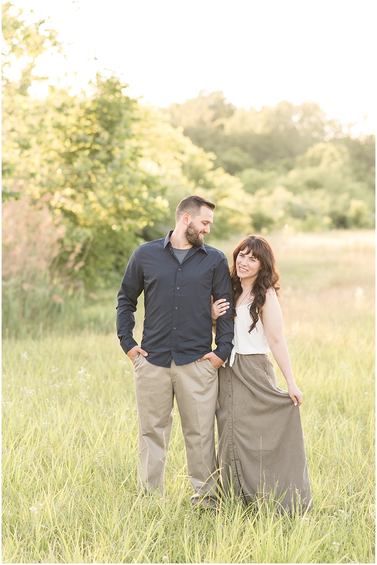 Fairfield Lakes Park engagement photos in Lafayette, Indiana by Victoria Rayburn Photography