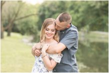 Holcomb Garden engagement photos at Butler University in Indianapolis