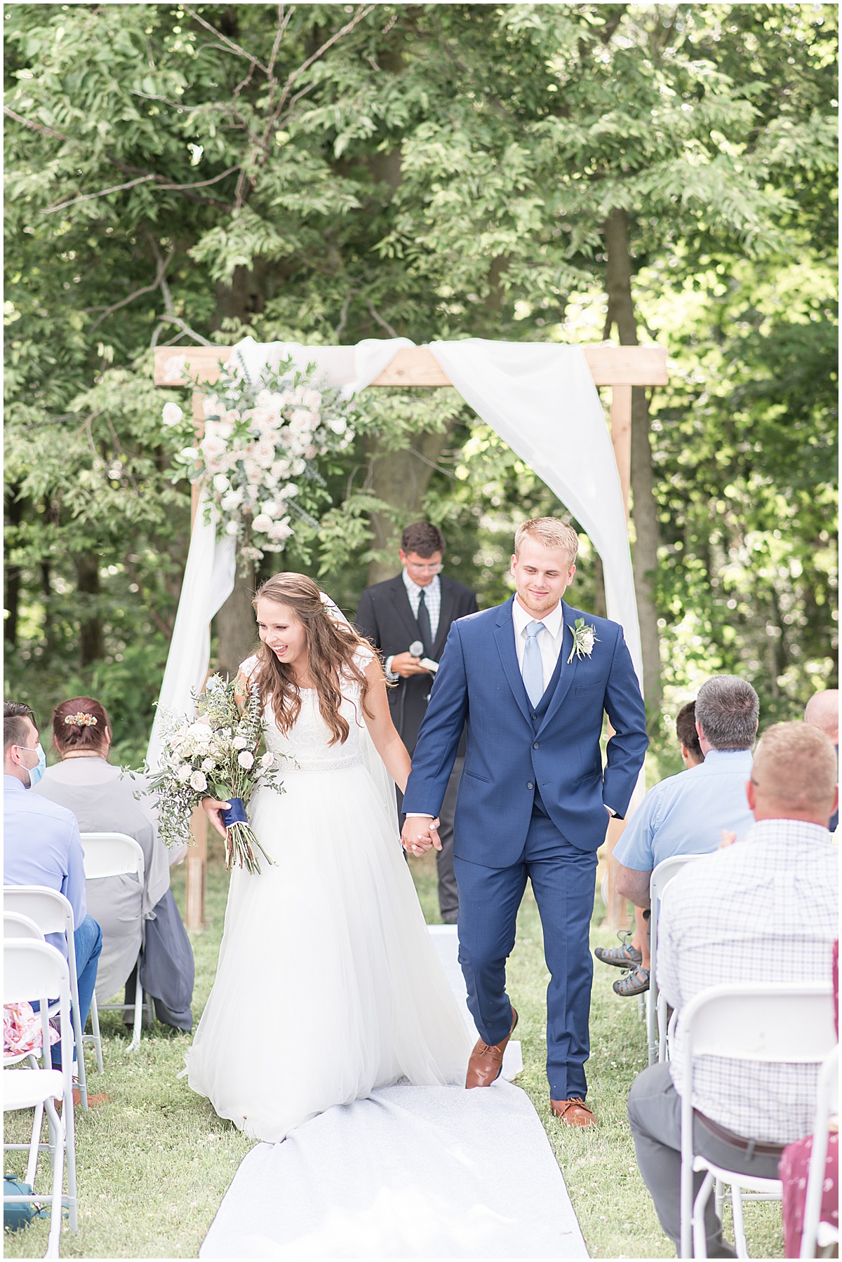 Wedding Ceremony at The Blessing Barn in Lafayette, Indiana