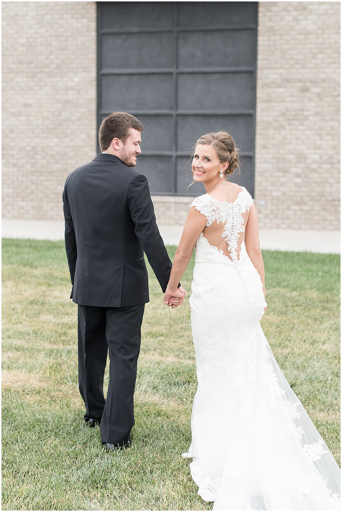 Bride and groom at Bel Air Events Wedding in Kokomo, Indiana