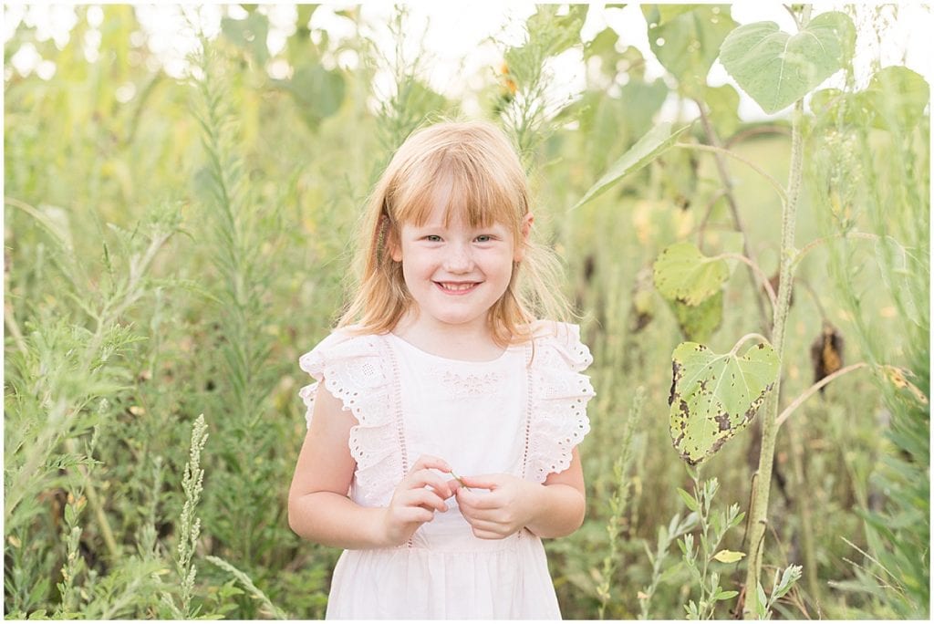 Family photos at Wea Creek Orchard in Lafayette, Indiana
