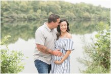 Maternity photos at Fairfield Lakes Park in Lafayette, Indiana