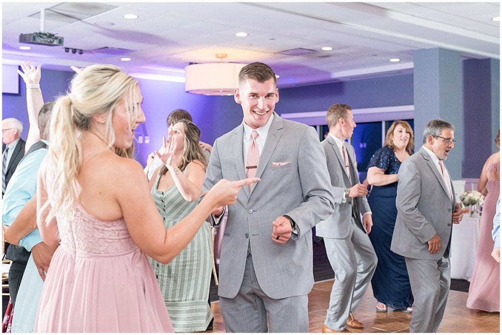Dancing during reception at the Lighthouse Restaurant in Cedar Lake, Indiana