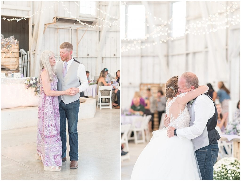 Father daughter dance at Wagner Angus Barn in Wolcott, Indiana