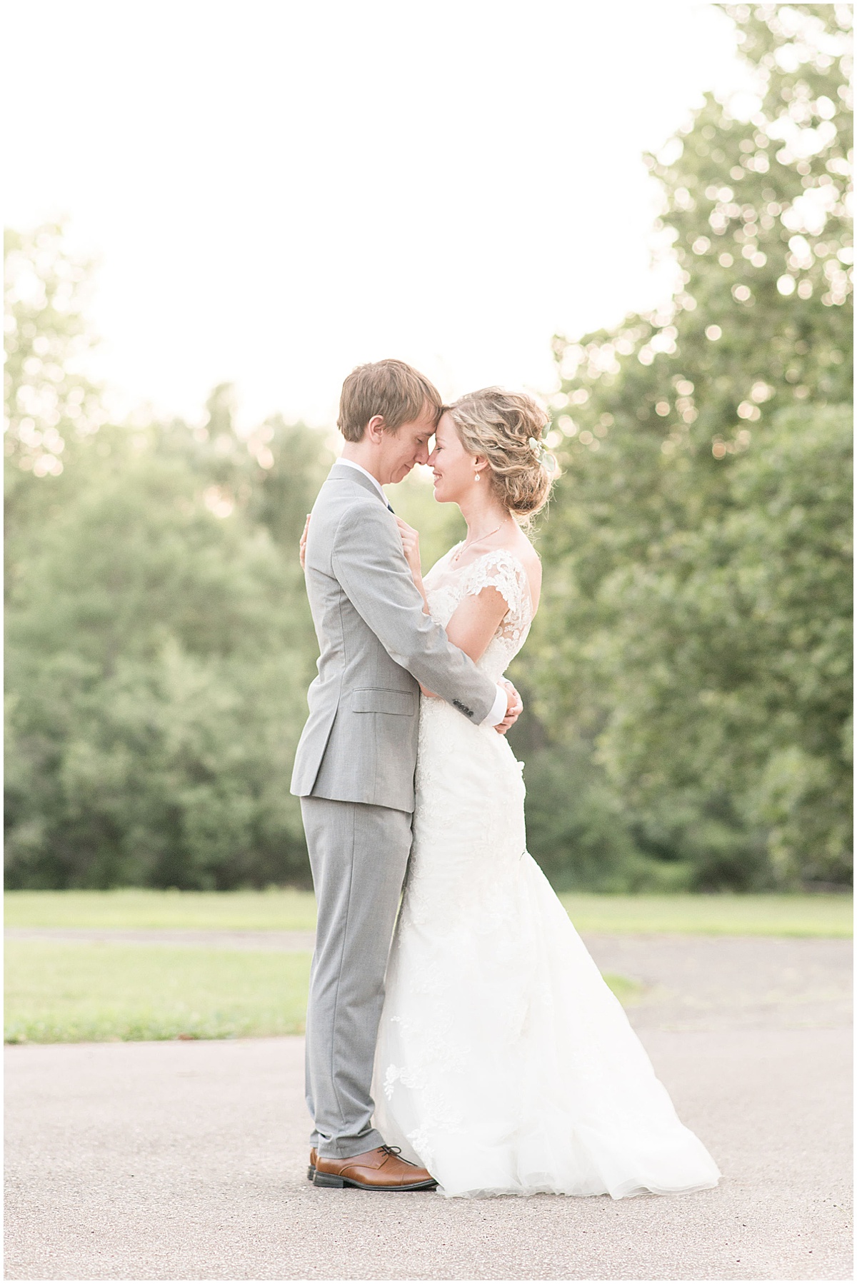 Just married photos after wedding at The Matterhorn in Elkhart, Indiana by Victoria Rayburn Photography